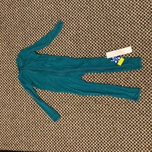 Gently used Kickee Pants Coverall with Zipper in Cedar
